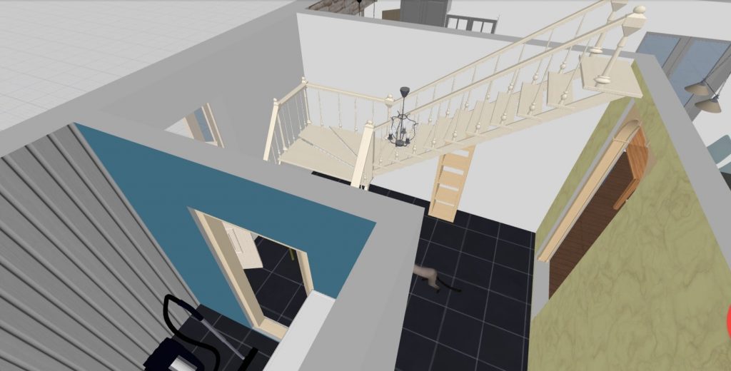 die 3D Ansicht unseres Hauses im Ikea Heimplaner